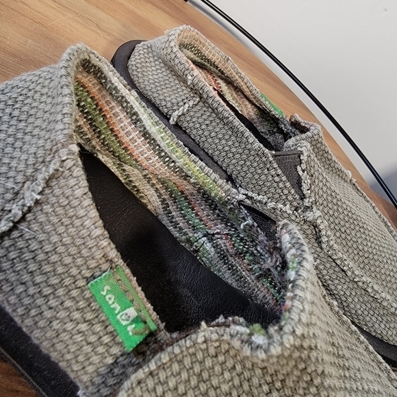 Sanuk Lil Donny Canvas Slip on Loafers Size 13 - Picture 8 of 15